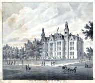 Indiana State Normal School Building, Terre Haute, Vigo County 1874
